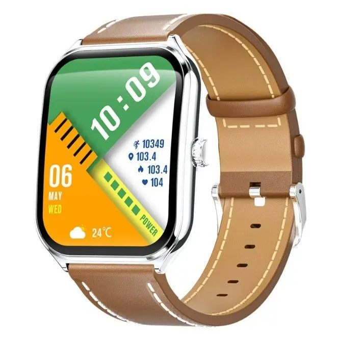 

New Ultra-thin Smart Watch Men GPS Tracking 1.96inch AMOLED Screen Bluetooth Call Health Monitor Watch Sports Fitness Smartwatch