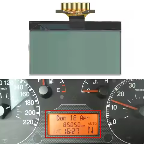 LCD Display For Fiat For Punto For Grande For Fiorino For Doblo For Linea For Qubo For Nemo For Bipper Cab Dashboard Display