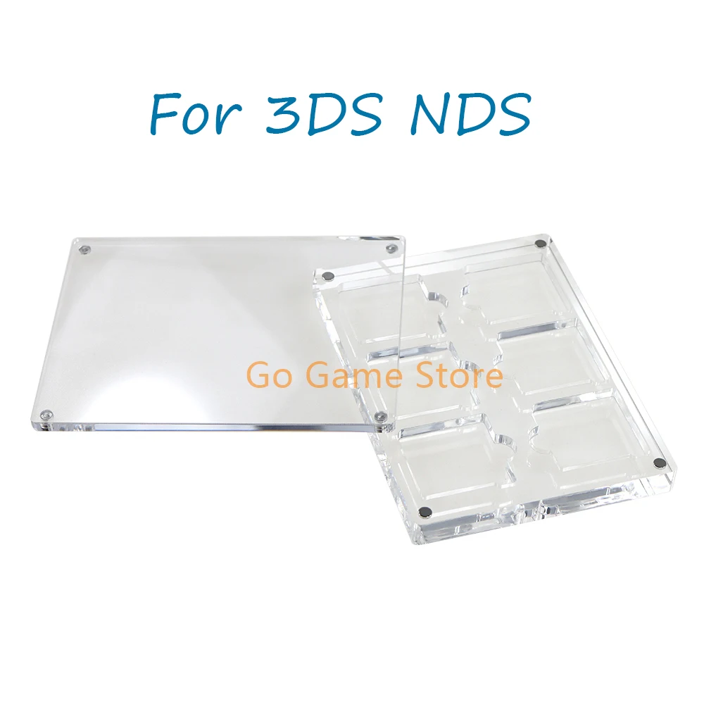 

6pcs High Transparency Acrylic Game Card Cartridge Case Magnetic Cover for Nintendo 3DS NDS Storage Box