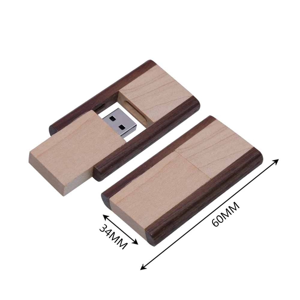 Chiavette USB Logo personalizzato gratuito Pen Drive Memory Stick in legno regali per la fotografia di nozze Pendrive 64GB 32GB 16GB 8GB 4GB