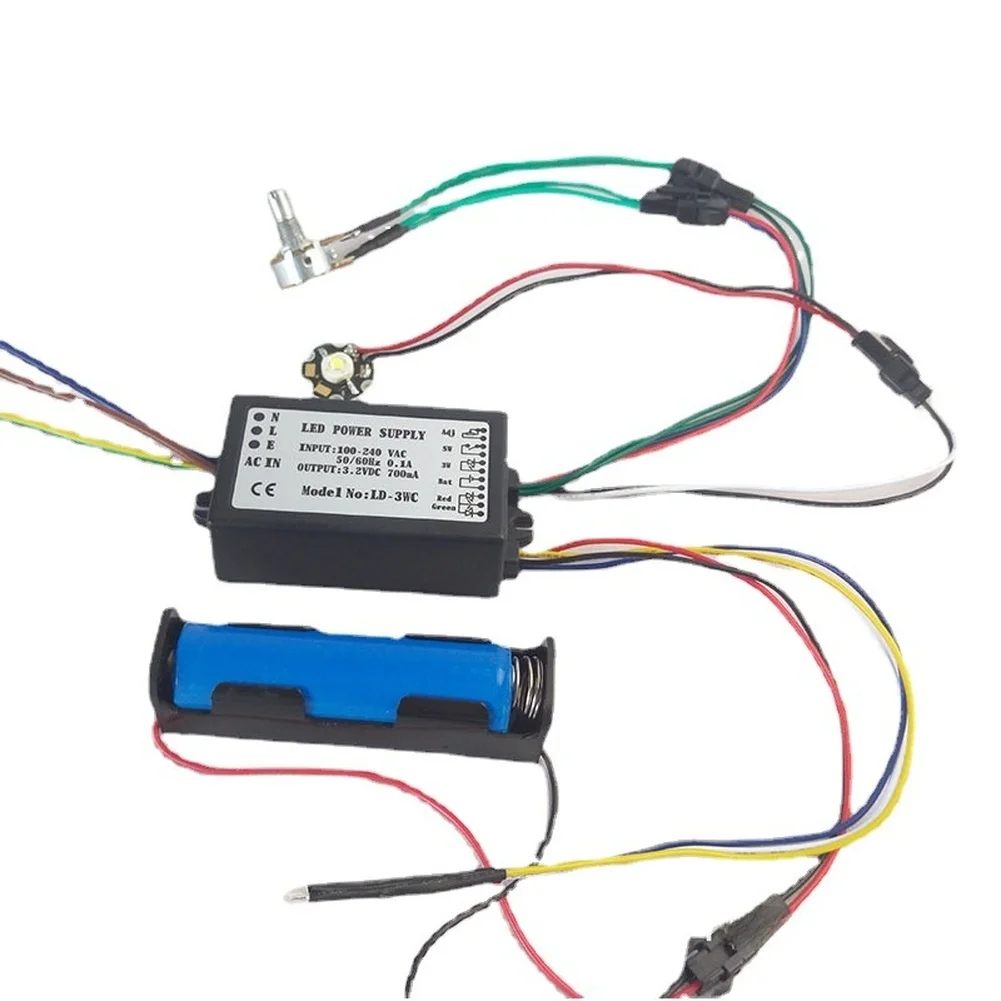3W Rechargeable LED Lamp for For microscope Featuring Built-in Dimming Power Supply and Stable Illumination Output