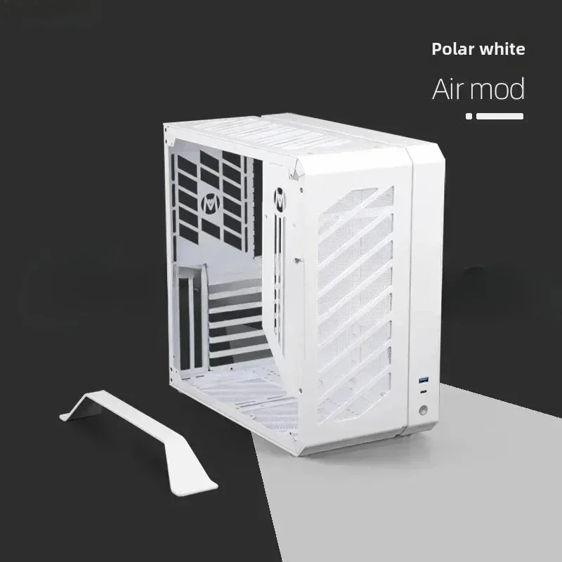 2022NEW Mechanical master C34 Matx ATX side transparent aluminum small box, ATX power tower air-cooled mini main box