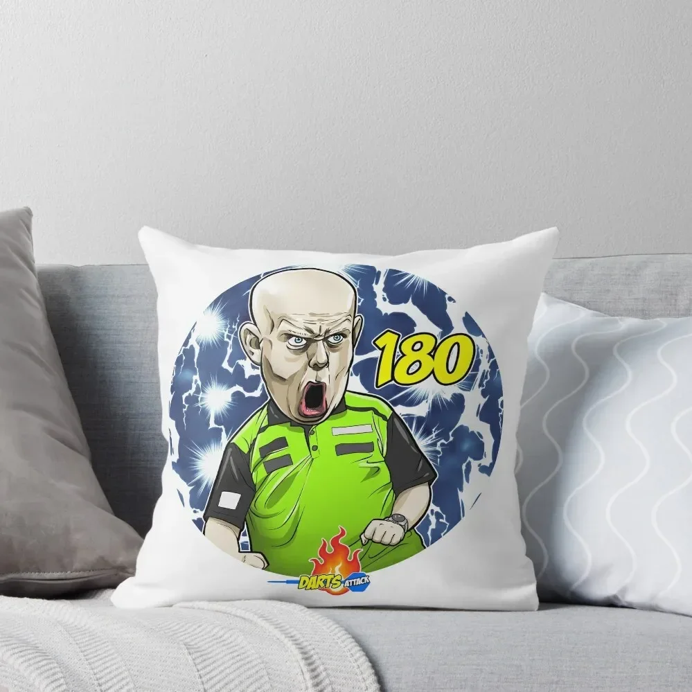 

Caricatura Van Gerven, by Darts Attack Throw Pillow christmas supplies Sofa Cover Pillow Cover Pillow Case