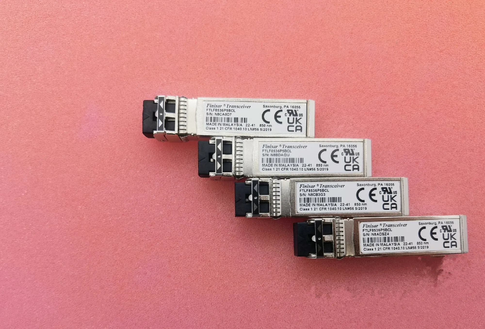 Original New Finisar Transceiver 25G SFP Purpose Module FTLF8536P5BCL 850NM 25GB Fiber Optical Module