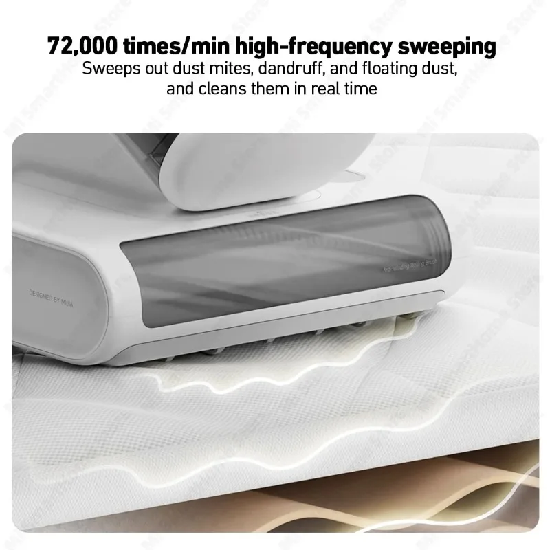 Xiaomi Mijia Mite Remover 2 Pro High Frequency Sweeping 16kPa Hurricane Upgraded Dual Dust Cup Design 72,000 times/min E401CN