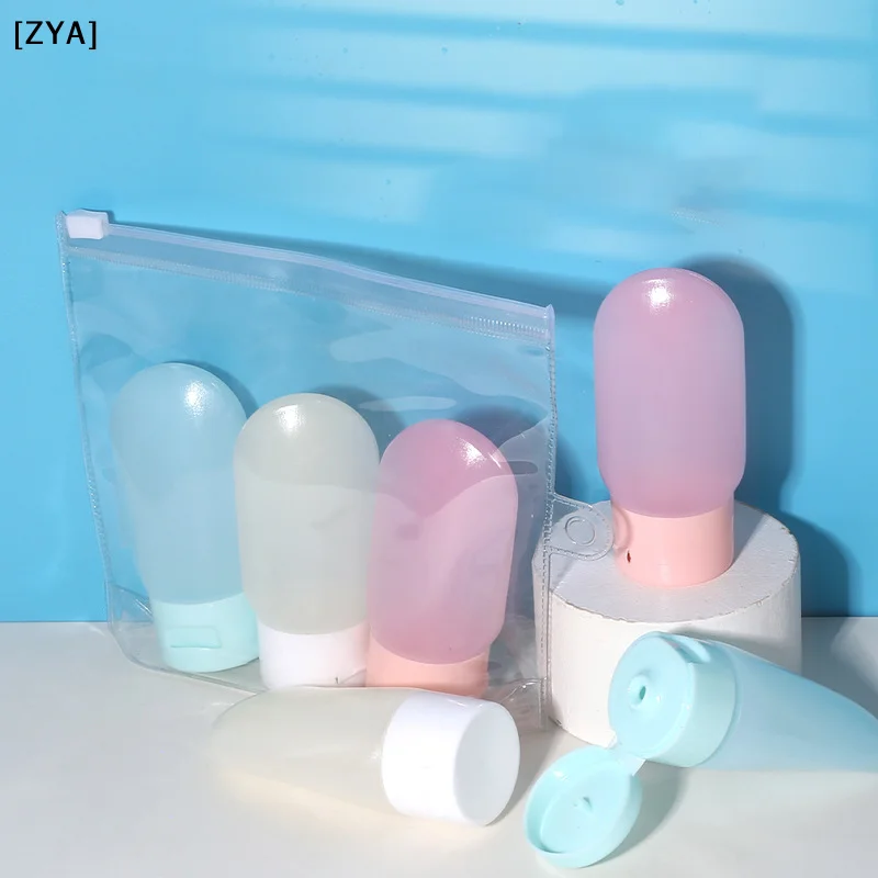 3Pcs/Set 30ml Refillable Bottles Soft Squeeze Tube Lotion Container Empty Bottle Portable Travel Shampoo Tool[ZYA][ZYA]