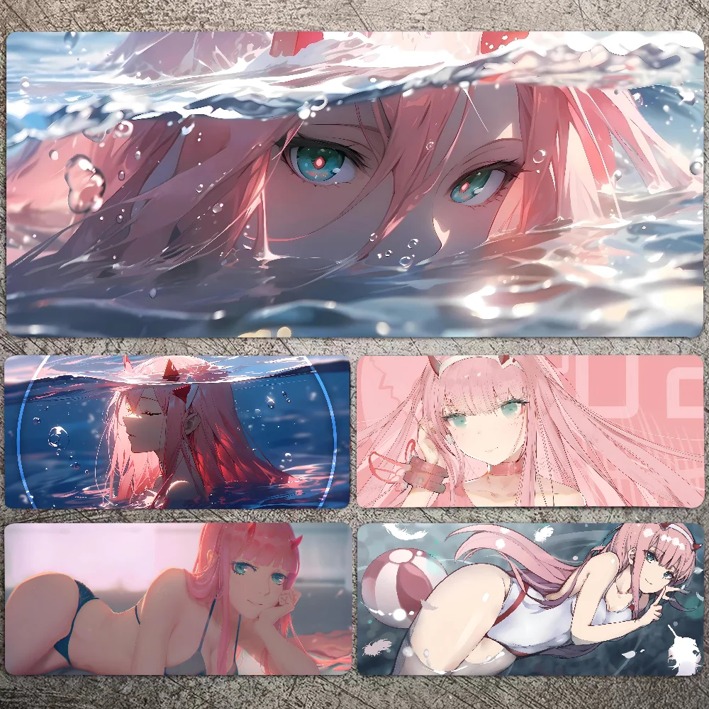 

Zero Two Darling In The FranXX 02 XXL Non-slip Mouse Pad Suitable For Office Computers Laptops E-sports Game Desk Mats Keyboard