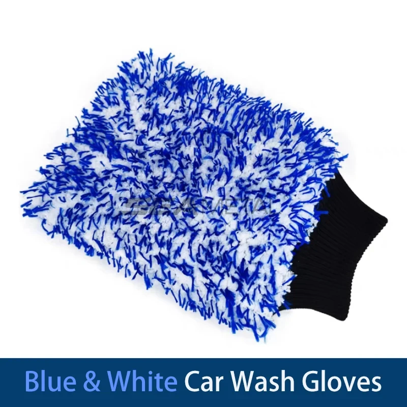 High Density Car Cleaning Tools Glove Ultra Soft Mitt Microfiber Madness Wash Mitt Accessories Easy To Dry Auto Detailing Glove