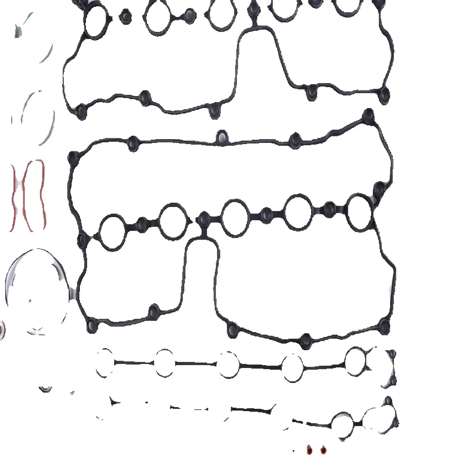 

Комплект прокладок головки блока цилиндров 07L103383AH ДЛЯ Audi R8 Gallardo Huracan 5.2L FSI V10