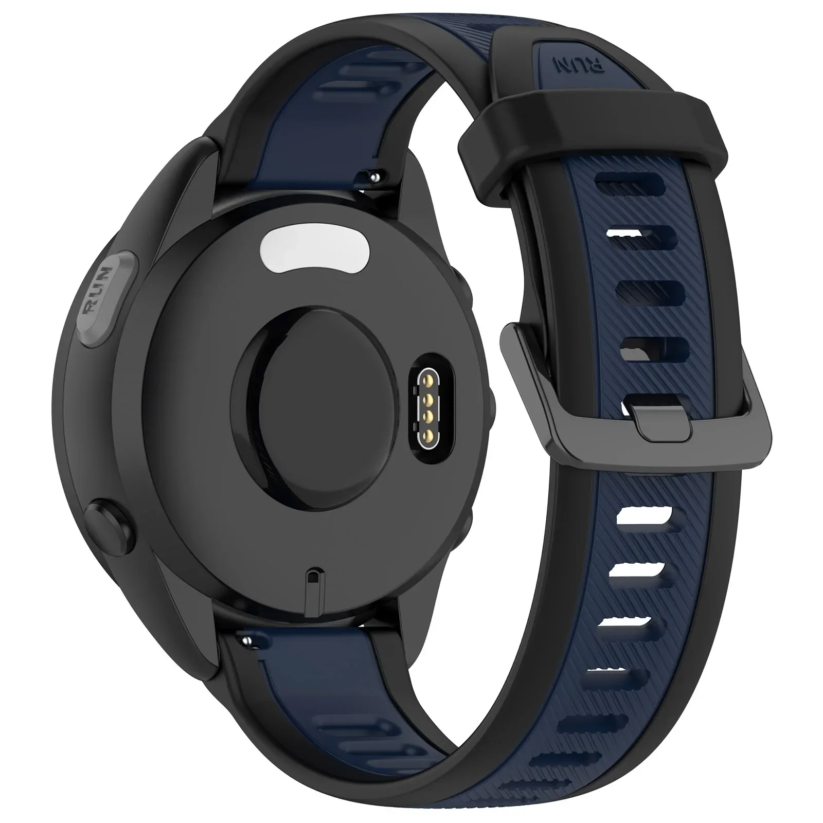 18mm 20mm 22mm Official Silicone Strap For Garmin Forerunner 165 265 965 55/Vivomove Trend Active 5 Bracelet Wristband Venu 3/2