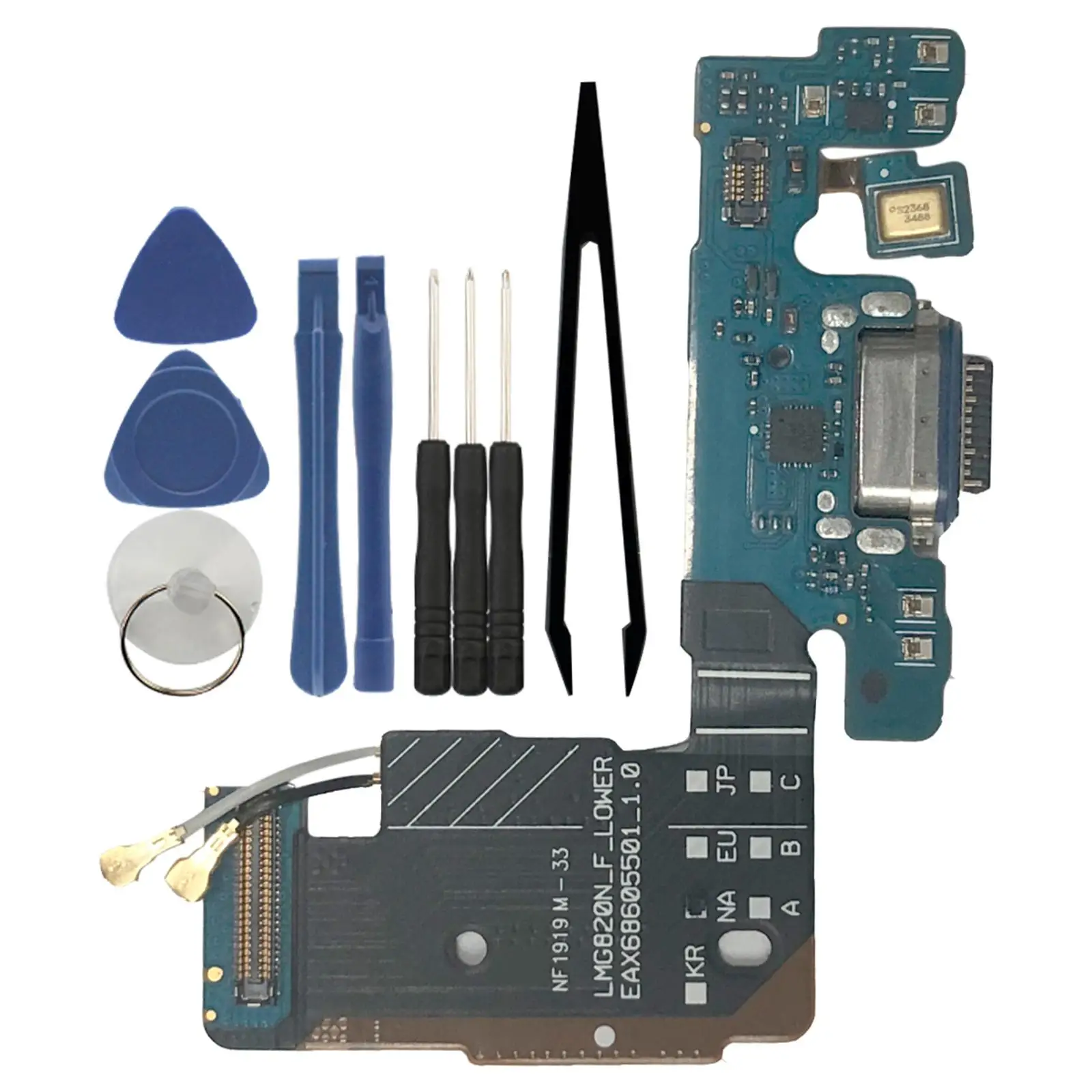 Charging Cable USB Dock Connector Assembly W/Repair Tools, 820 G820N US Version, Charging Port Tool