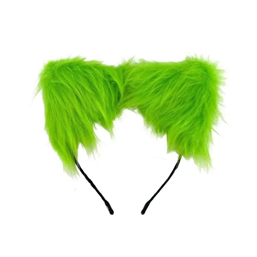 Cute Animal Cat Ears Headband Artificial Furry Gothic Headband Reusable Gothic Cosplay Headband Carnival
