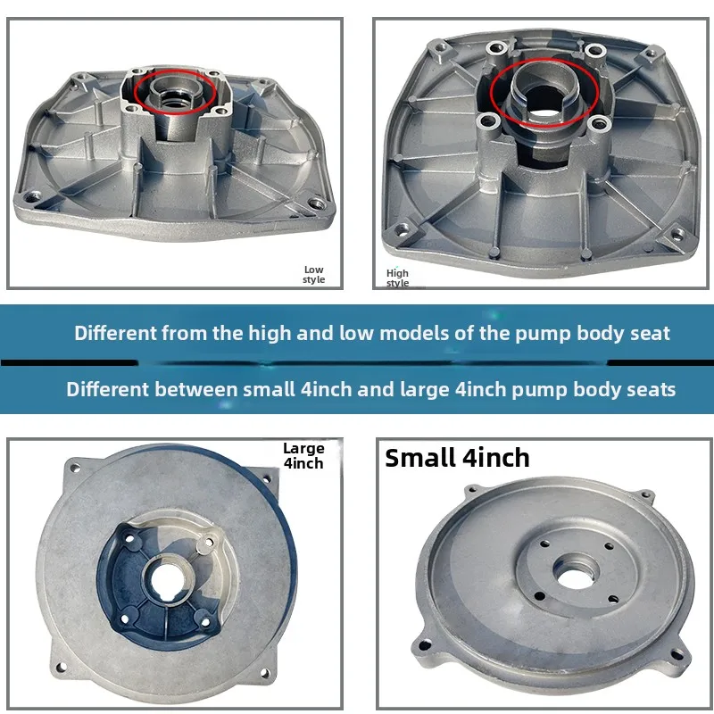 ウォーターポンプアクセサリー用 2/3/4 インチ 168F 170F 自吸ポンプフランジプレート