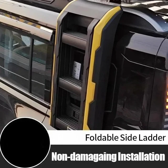 High Quality Aluminum Foldable Side Ladder With Locking Climbing Folding Explorer Ladder