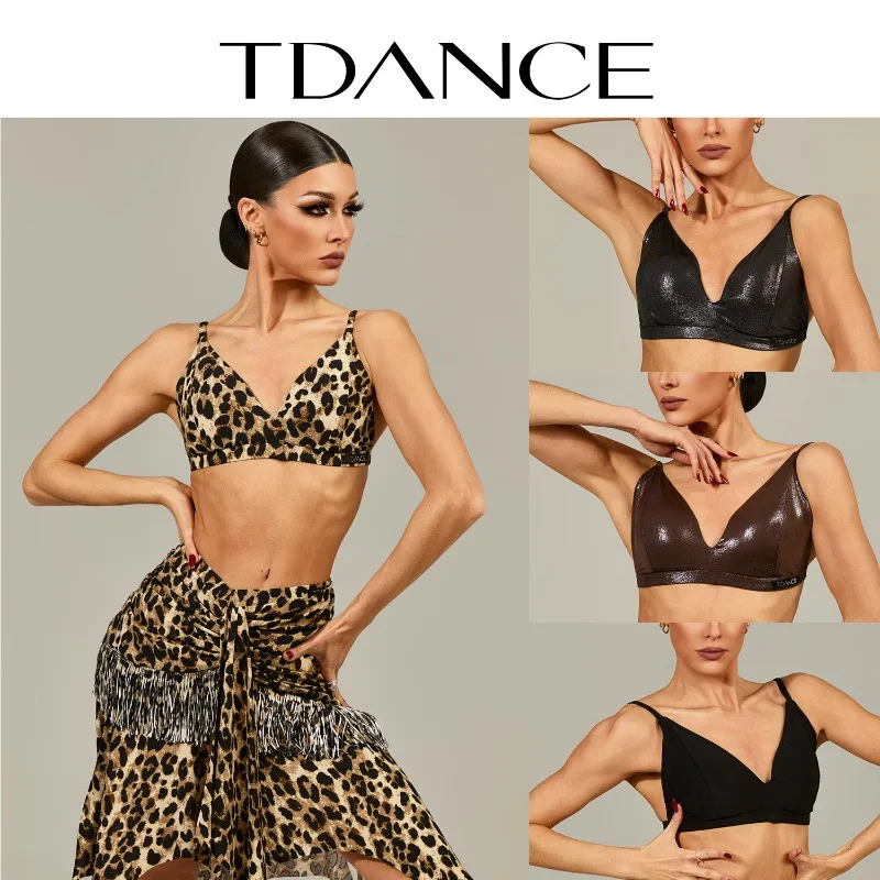

Customized TDANCE Latin [Basic U-neck Tank Top] Practice Clothes Yoga Fitness Single Wear Interior Set for Class GL-255