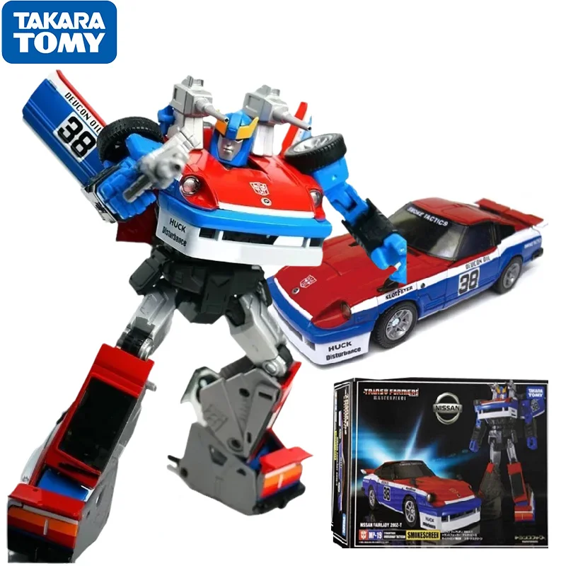 In Stock Takara Tomy Transformers Masterpiece MP19 Autobots Smokescreen Action Robot Figure 14CM Anime Model Toy