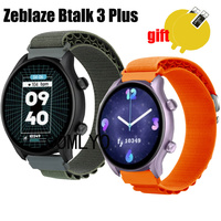 3in1 Band For Zeblaze Btalk 3 Plus Smart watch Strap Nylon Soft Bracelet Bands Belt Screen Protector film