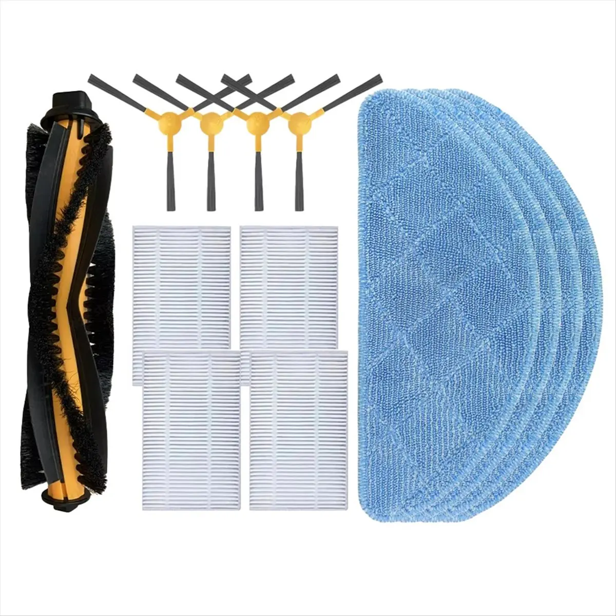 A42F For LIECTROUX C30B / XR500 / E30 Proscenic 800T 820S 820T 830T Accessories Main Side Brush Hepa Filter Rag Dust Bag