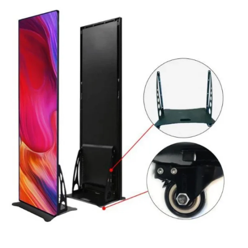 Custom.4K P2.5 شاشة LED داخلية متاجر البيع بالتجزئة مراكز التسوق-ملصق مرآة متحرك Wayfinding OEM Digital رائجة البيع #5