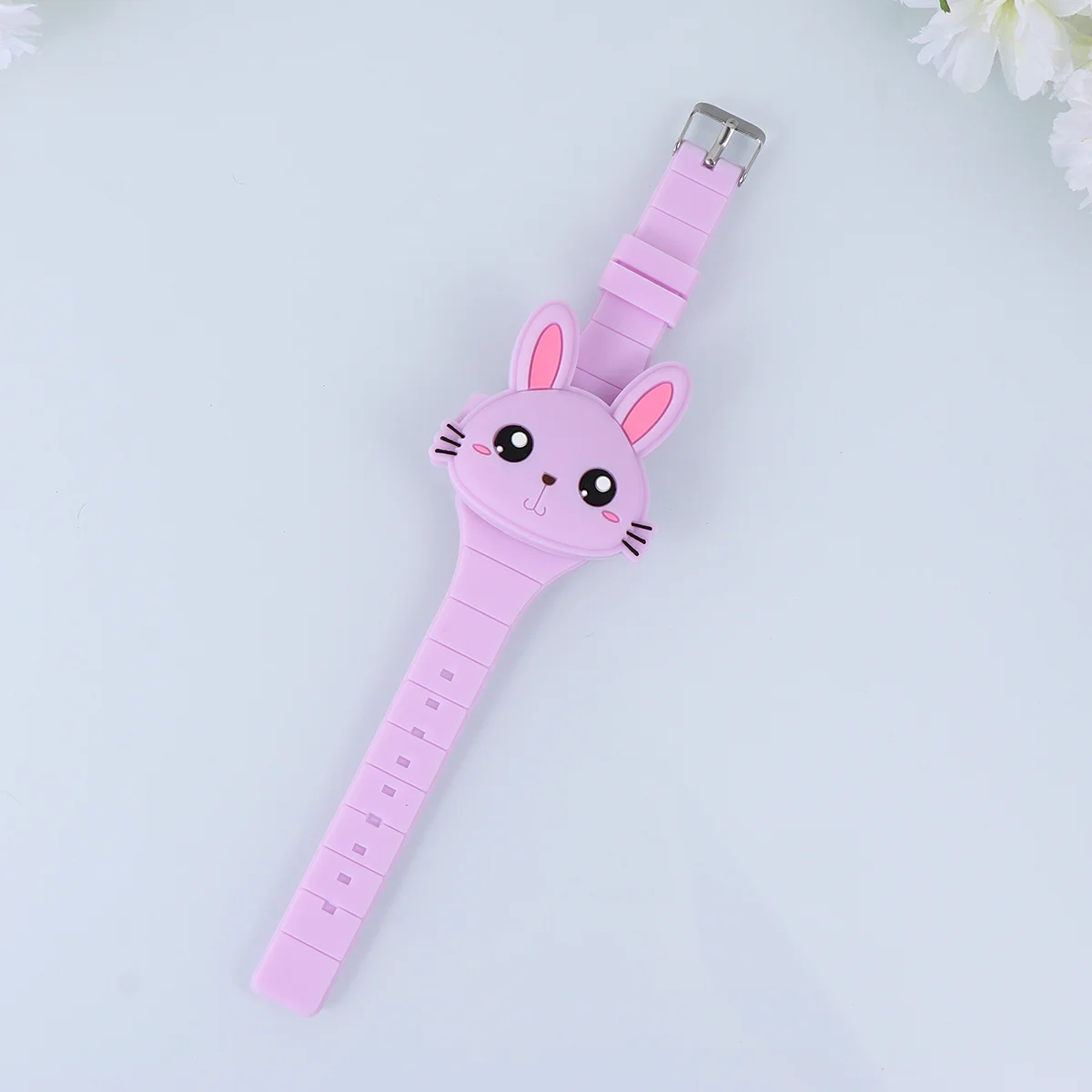 

Silicone Cartoon Rabbit Watch for LED Light Up Wristband Time Teller Fun Gift Party Favor Birthday Present