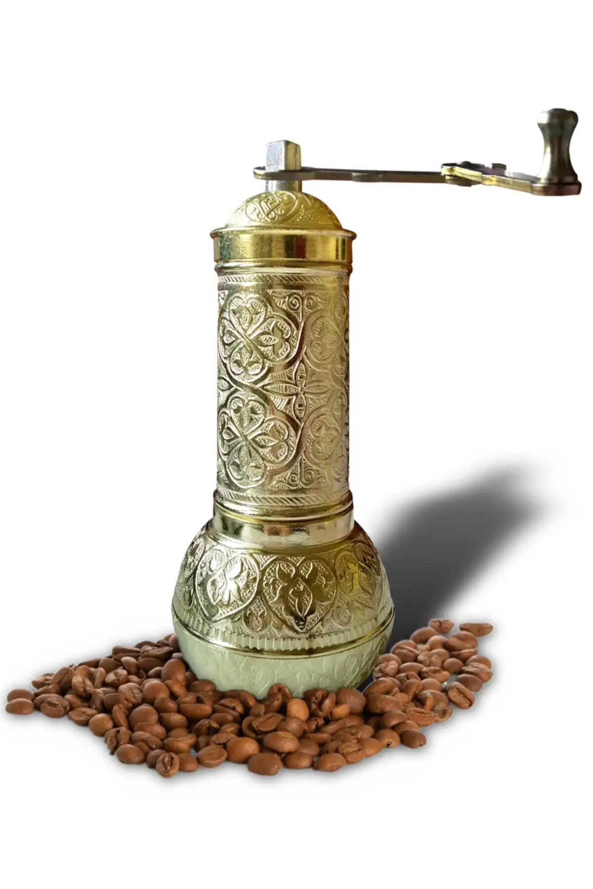 Nostalgic Ottoman Coffee Mill And Spice Mill Zamak Coffee Mill Coarse Grinder Patterned Authentic Kitchen Accessory