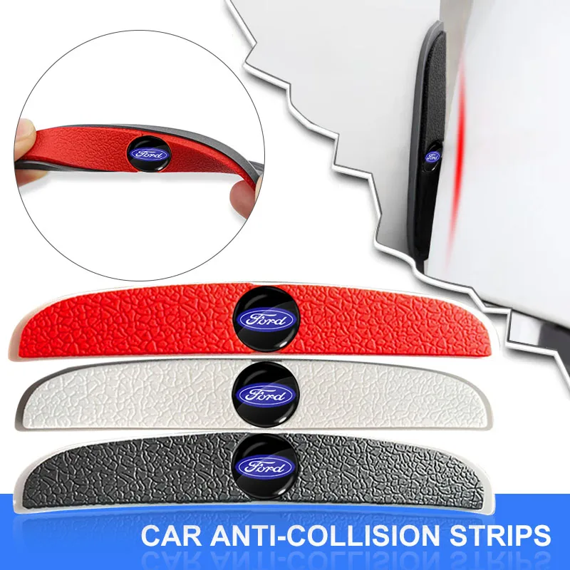 Car Door Edge Anti Scratch Collision Protection Strip Stickers For Ford Fiesta MK7 Mondeo MK4 ST Focus MK1 MK2 MK3 Focus 2 3 4