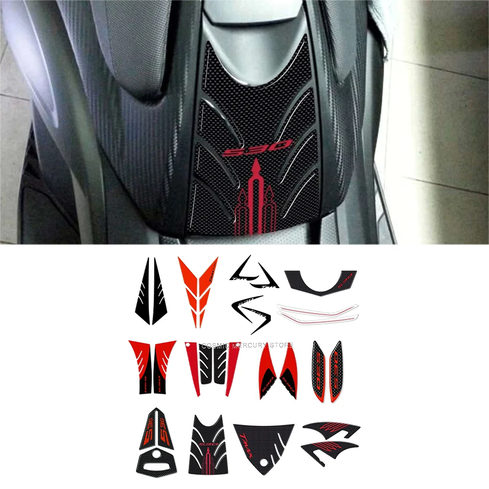 

For TMAX 530 Motorcycle Accessories Tank Mat Protection Kit 3D Epoxy Resin Protective Sticker Tmax 2012-2016