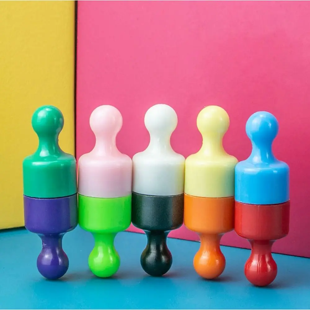 Neodymium 10 Colors Portable Strong Magnet Round Small Noticeboard Thumbtacks For School Kitchen Pushpin Fridge Sticker