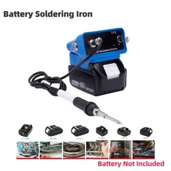 Battery Welding Station For MAKITA 18V Lithium Battery T12 Soldering Station Electronic Soldering Iron Tip (Not include battery)