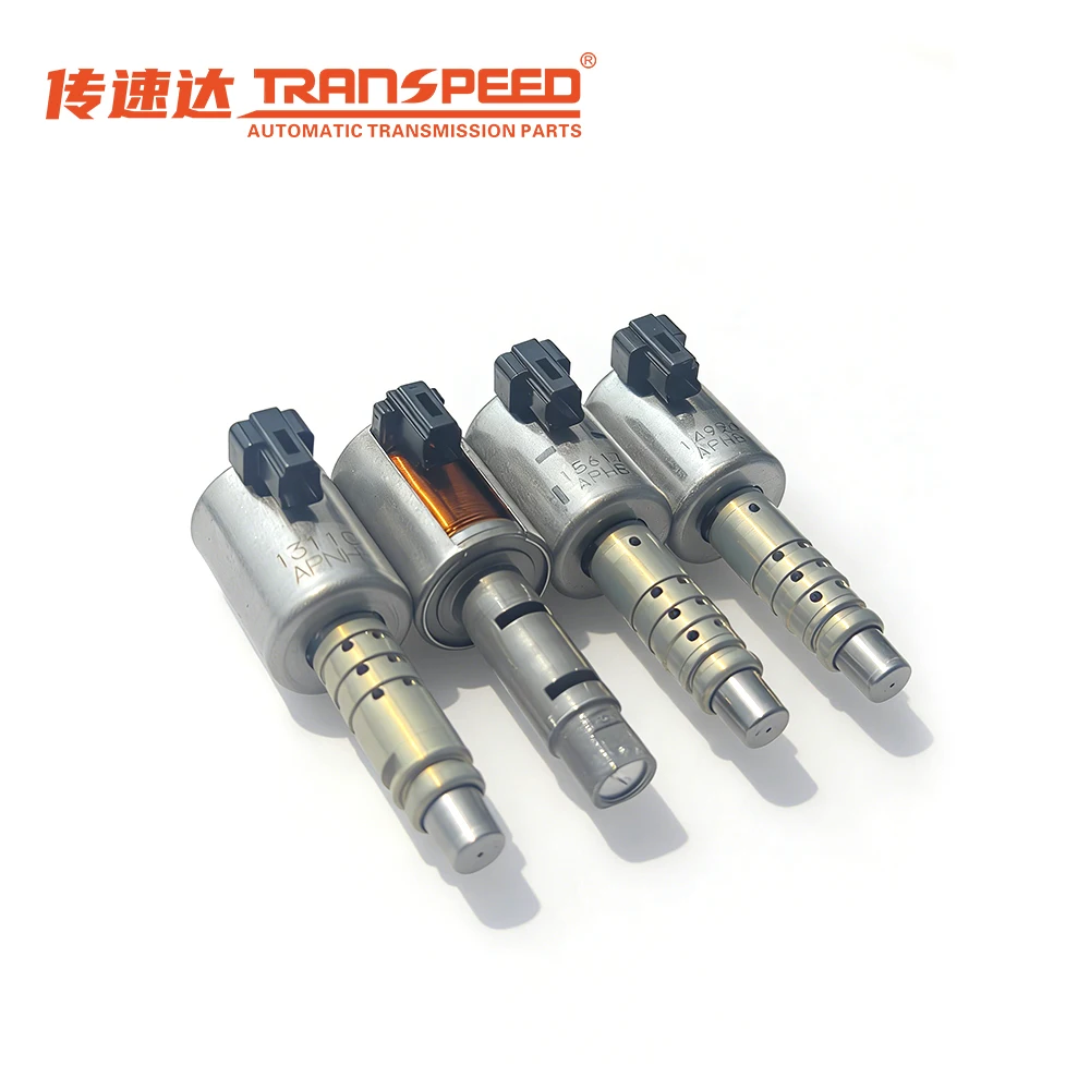 TRANSPEED GEN 2 JF015E JF015 CVT Transmission Valve Body Solenoid Kit 4PCS RE0F11A For Nissan Sentra Versa Note March Almera