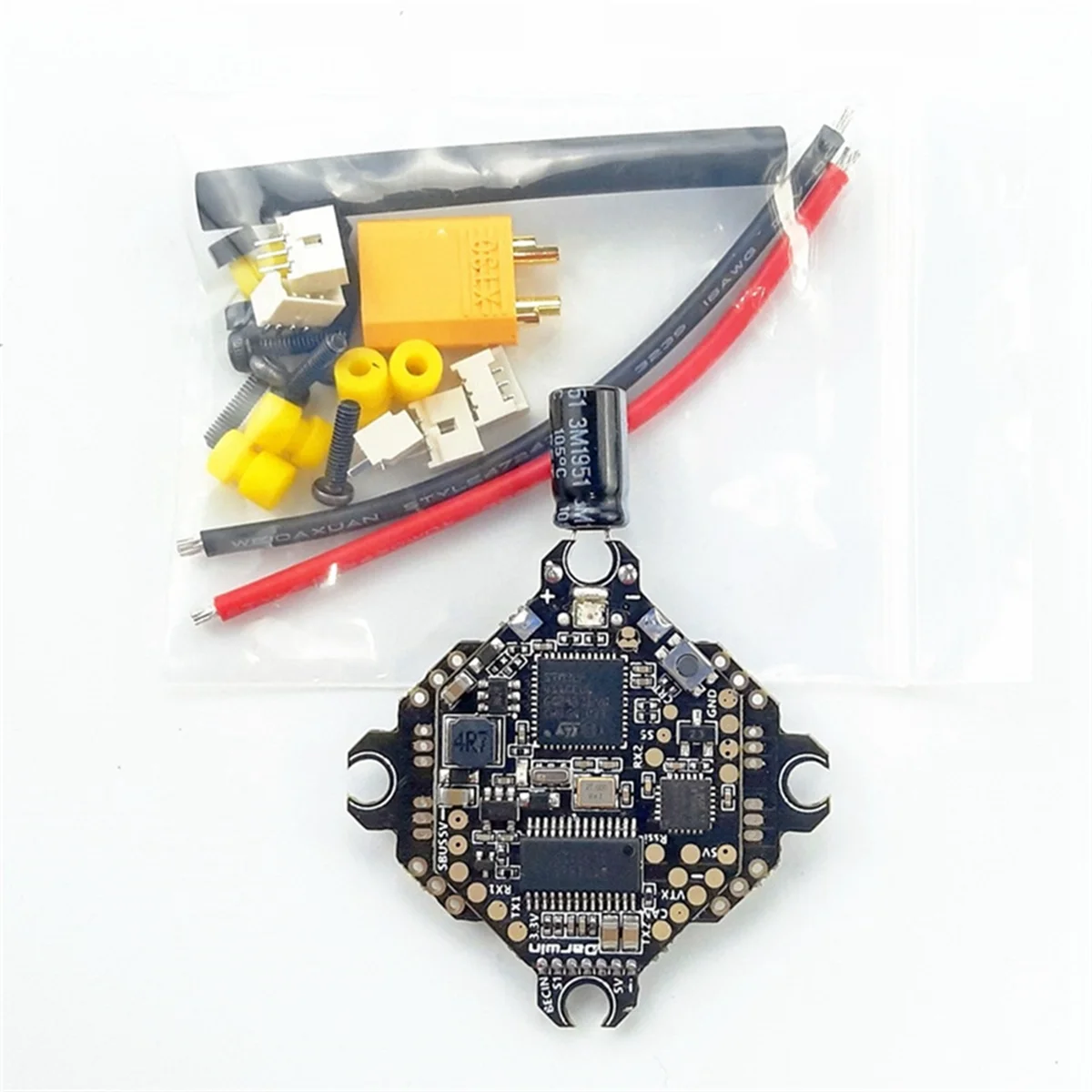 A03R F411 AIO Flight Controller MATEKF411 Onboard MPU6500 Gyroscope and OSD 5V2A BEC for RC Drone FPV Racing