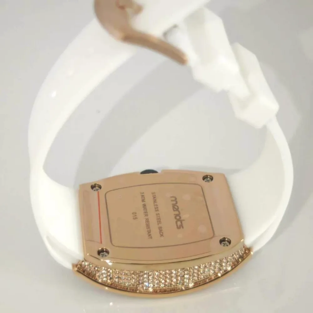 Hot Sell Fashion Ice Watch For Women Luxury Rose Tonneau Watch Ladies Dress Diamond Shiny Jewelry Wristwatch Girl Dropshipping