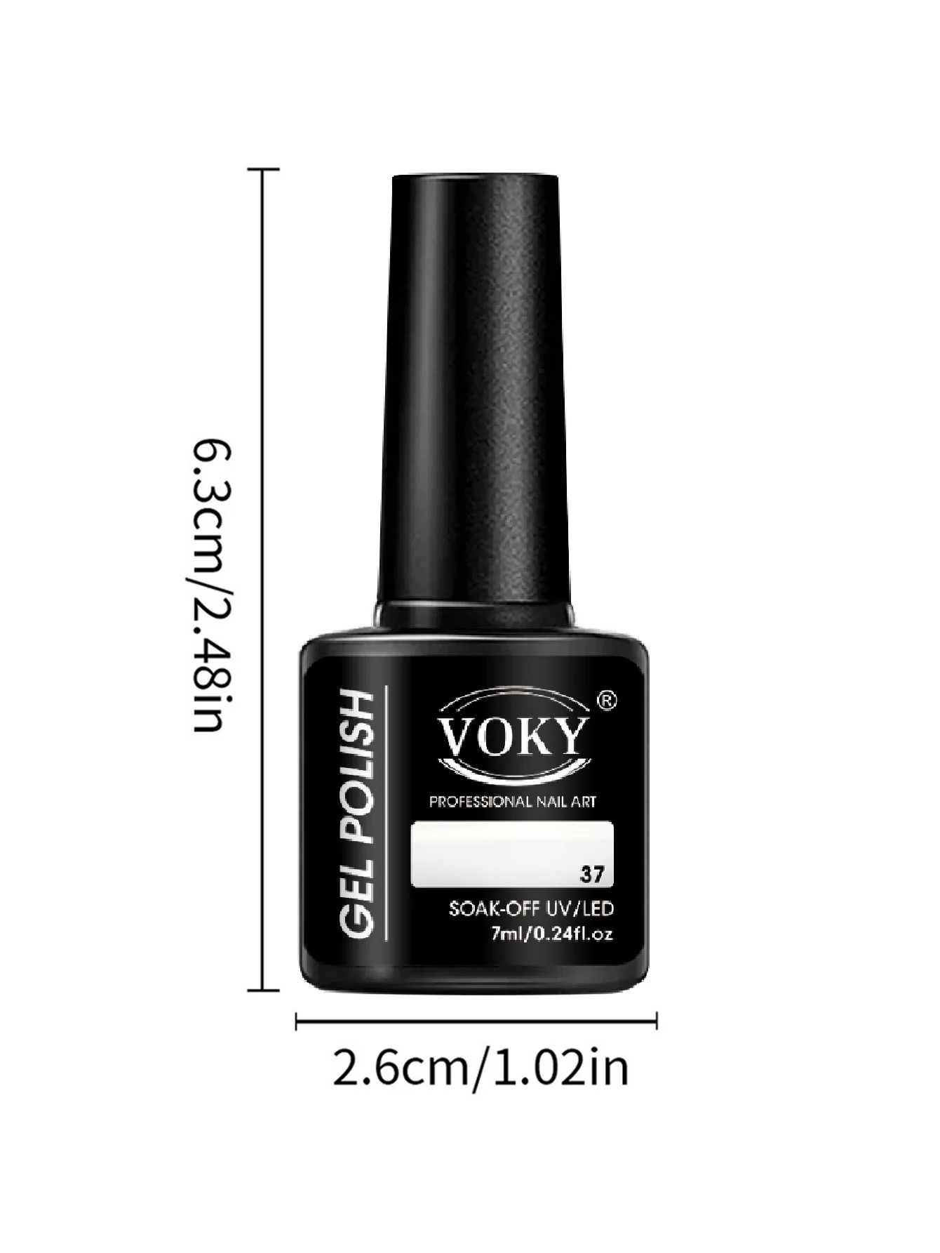 Zestaw lakierów hybrydowych VOKY, 6 kolorów, 7 ml, domowy płyn do usuwania lakierów hybrydowych LED do manicure w domu, odpowiedni do samodzielnego manicure.