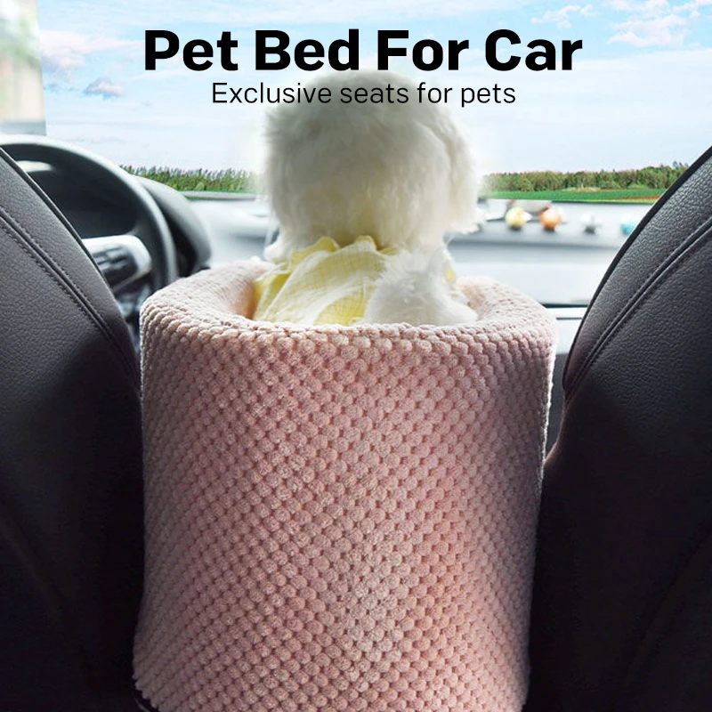 

Car Center Console Armrest Box Portable Pet Cage for Cats and Dogs Car Safety Seat Universal Pet Bed for Automobiles
