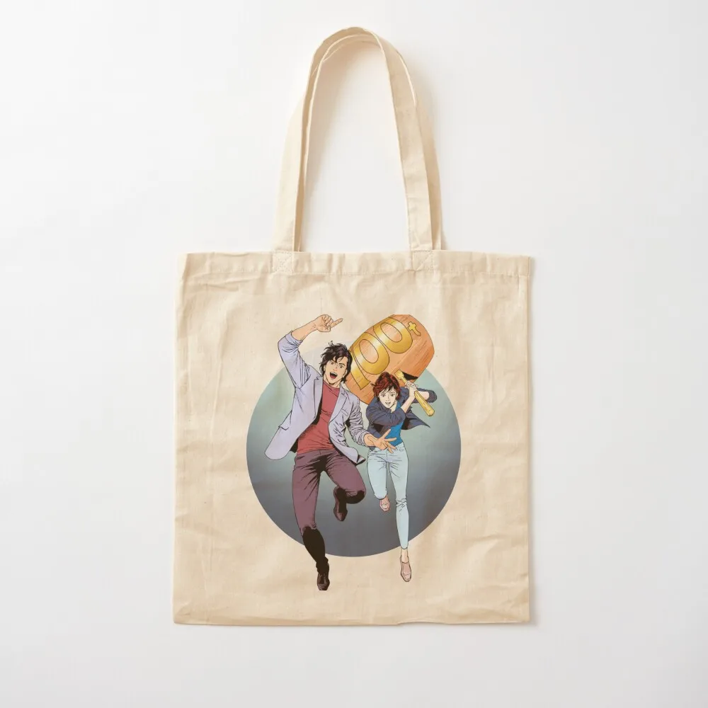 

City Hunter alias Nicky Larson 100 tonnes Tote Bag handbag cute tote bag canvas tote Canvas Bag