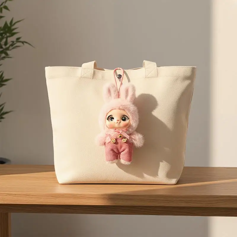 Cute Standing Posture Animals Vinyl Face Plush Doll Pendant Backpack Decoration Gifts
