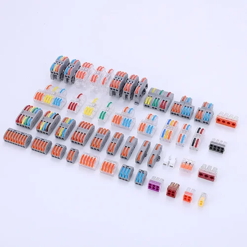 Imagen 2 del producto Miniconector de Cable rápido Universal, Terminal Conductor de empuje, 10/1000 piezas, PCT-222/224 SPL-42/62 SPL-2/3/1