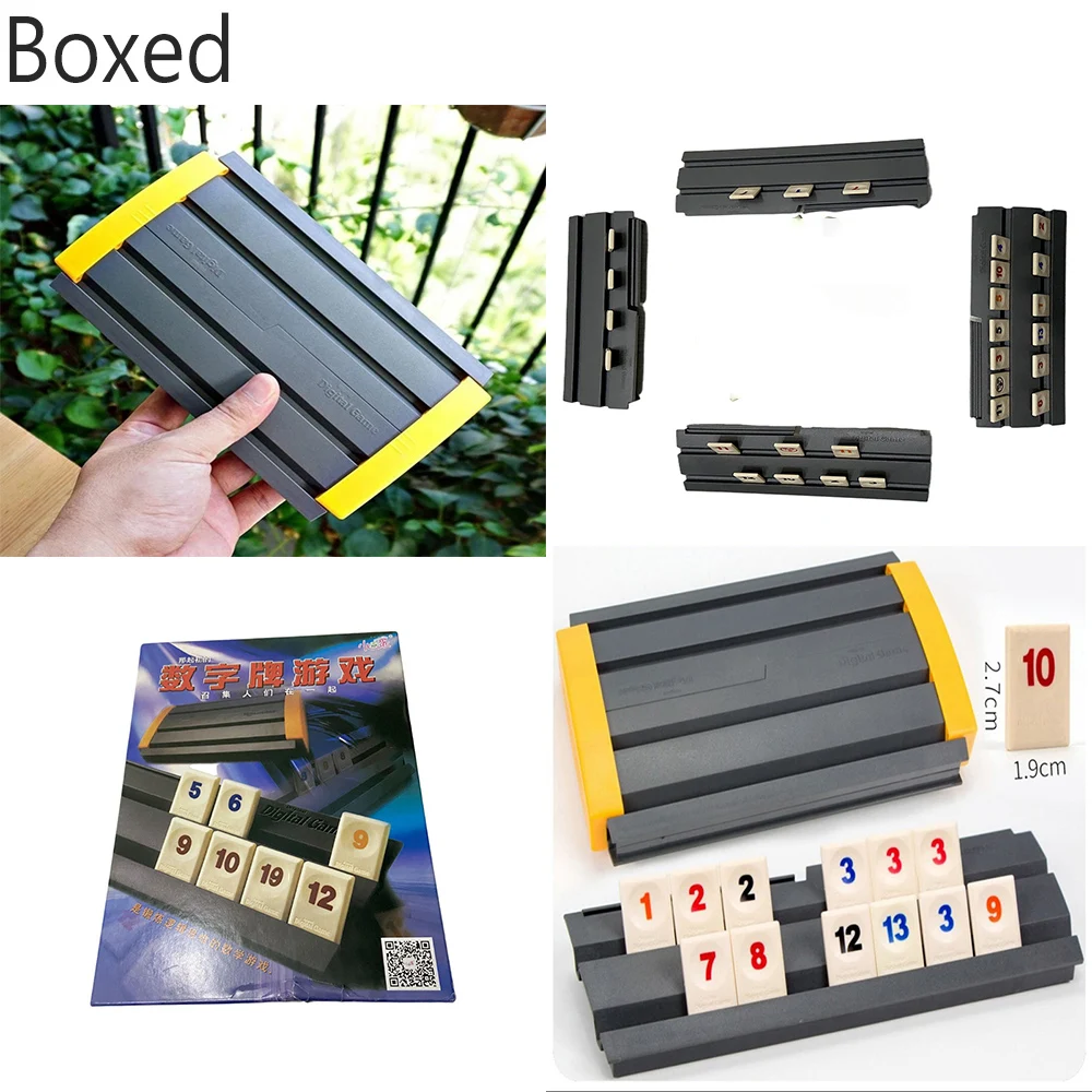 Israel Fast Moving Tile Classic Board Game 2-4People Israel Mahjong Digital Game Home Game Family Party Game Travelling Version