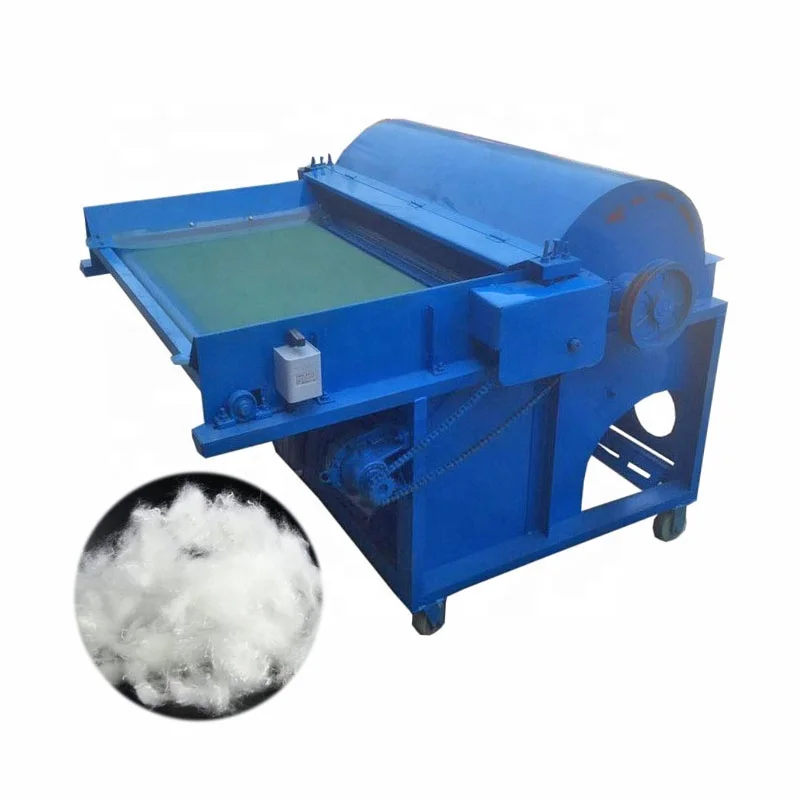 Industrial Multifunctional Waste Clothes Wool Cotton Loofah Fiber Opening Machine