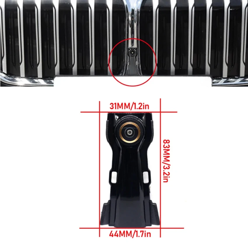 Car Vehicl Front View Logo Embeded Camera For BMW 5 Series 7 Series G11 G12 2015 2016 2017 2018 Waterproof Parking Camera