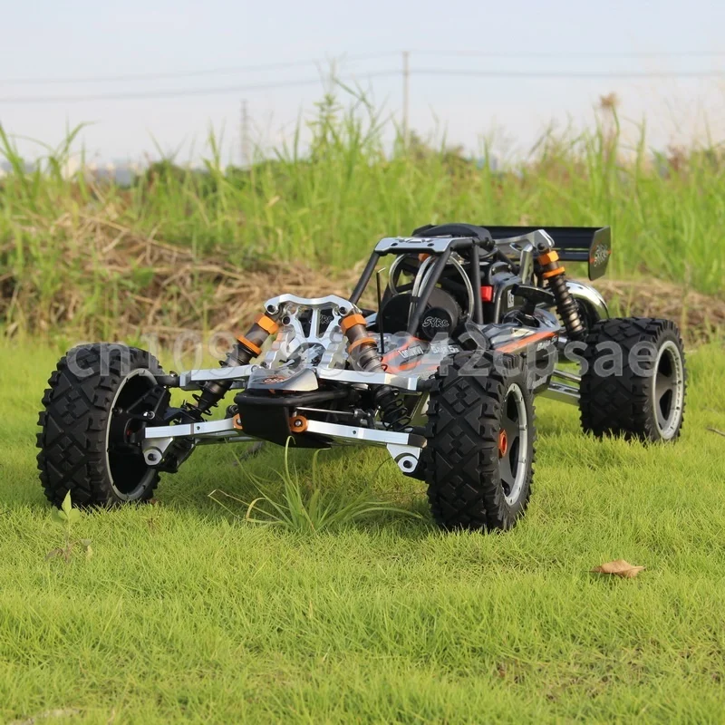 1/5 rc carro baja 5b 35cc carro cnc versão de atualização de metal rwd grande corrida liga metal rc buggy hobby veículo brinquedo