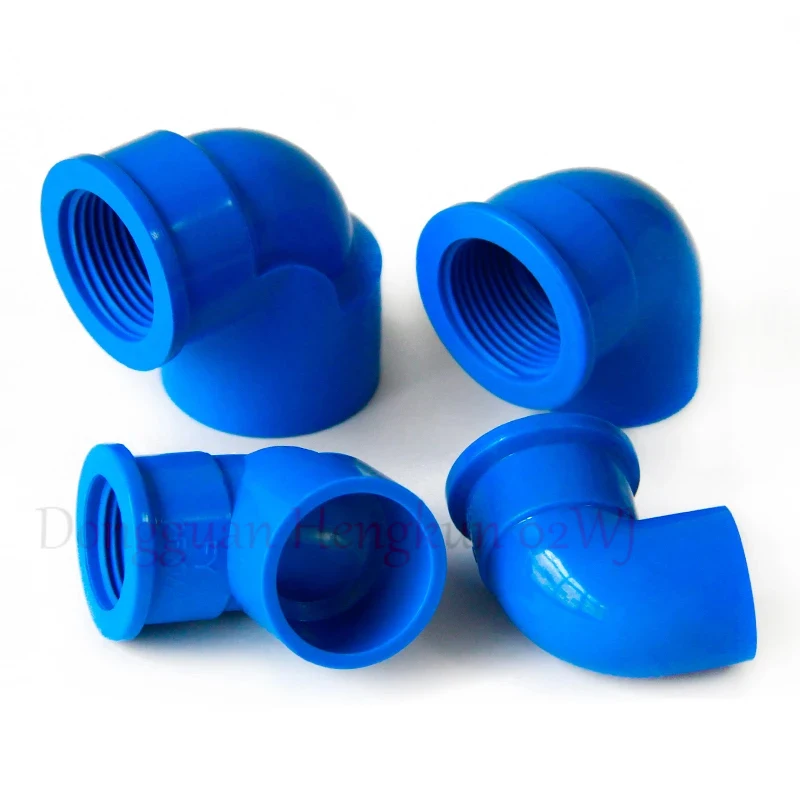 

1-30Pcs/Lot 1/2'' 3/4'' 1Inch PVC Female Thread Elbow Connector PVC Pipe Connectors Fish Tank Adapter Garden Irrigation Fittings