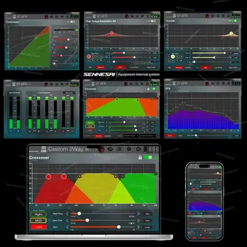 專業音訊處理器 PA2,2 輸入 6 輸出揚聲器音訊處理器,原廠軟體,專業音訊驅動機架 PA2 10 最佳銷售 pa2 - №7
