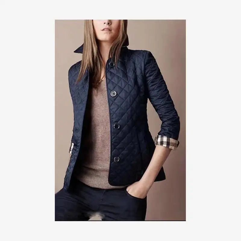 Slimming Warm Cotton Jaet 2023 Lapel Single Breasted Cotton Coat Long Sve Busin Sle Regular Length Autumn Wear