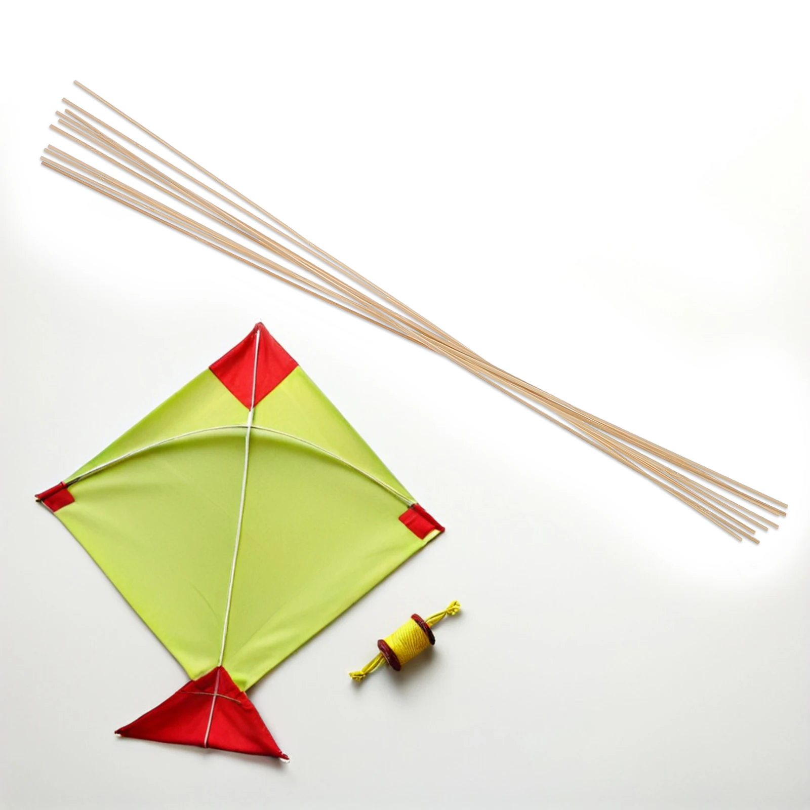 10pcs Kite Rod Bamboo Sticks Kite Support Sticks For Kids Bamboo Weaving Craft Diy Kite Making Kit For Handcraft Projects