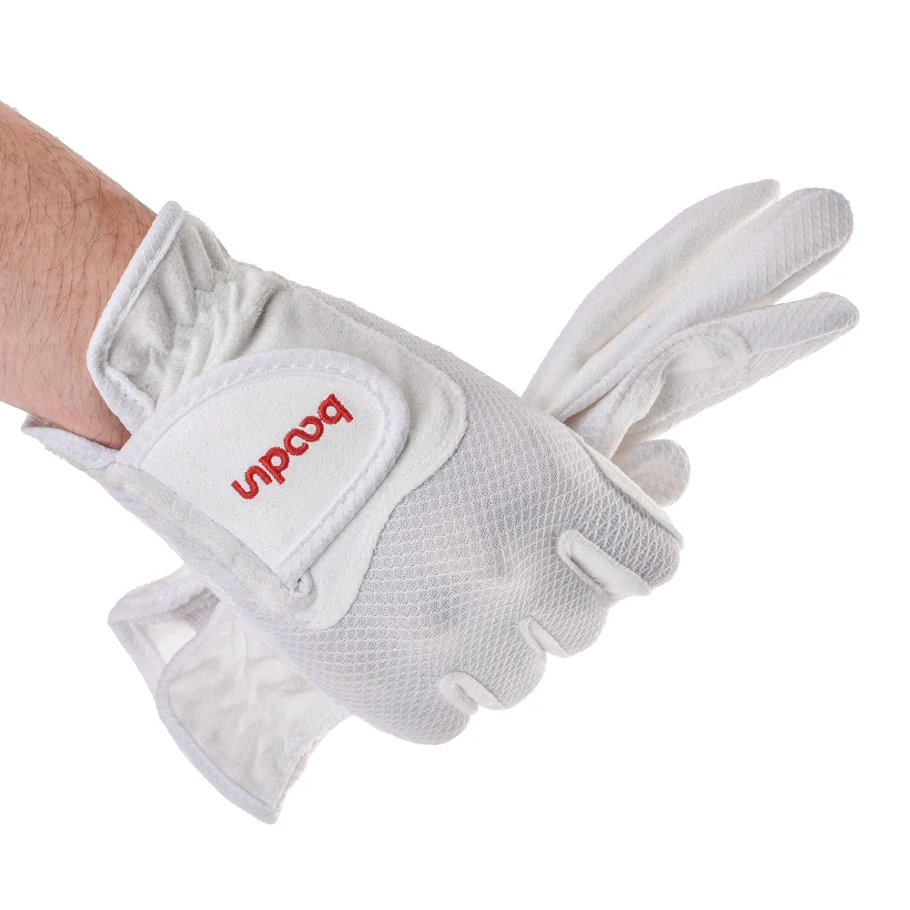

Breathable Nylon Horse Riding Gloves, Non-Slip Full Finger Equestrian Gloves for Men Women Outdoor Riding