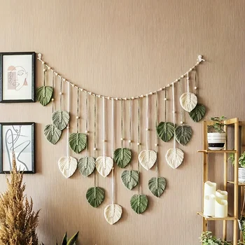 Bohemian Woven Leaf Wall Decor 3