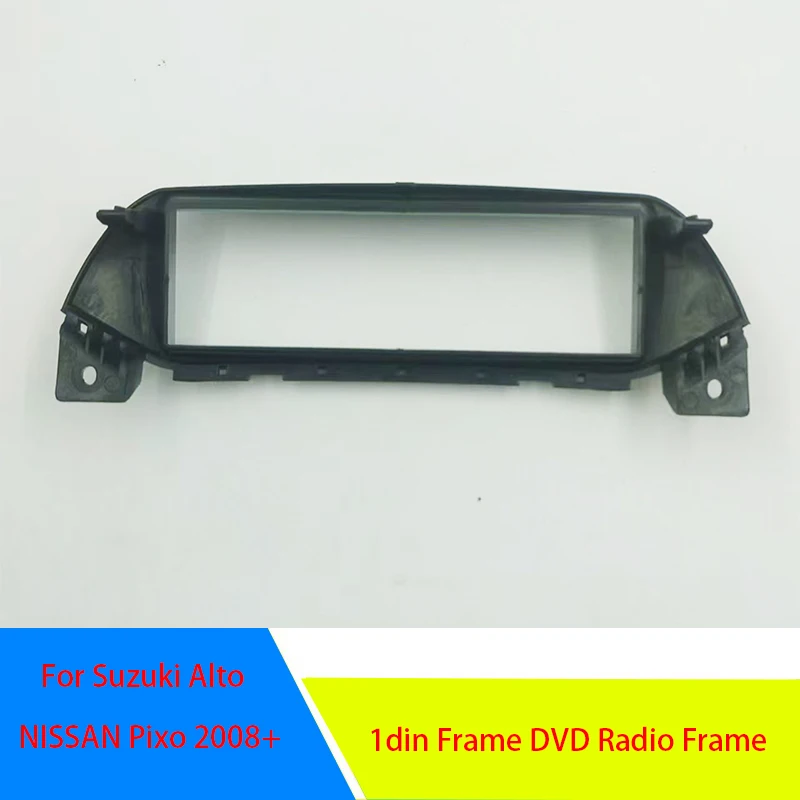 For Suzuki Alto NISSAN Pixo 2008+ Car Radio Fascia Stereo 1din Frame DVD Radio Face Plate Surround Dash Fit Kit InstallPaddle