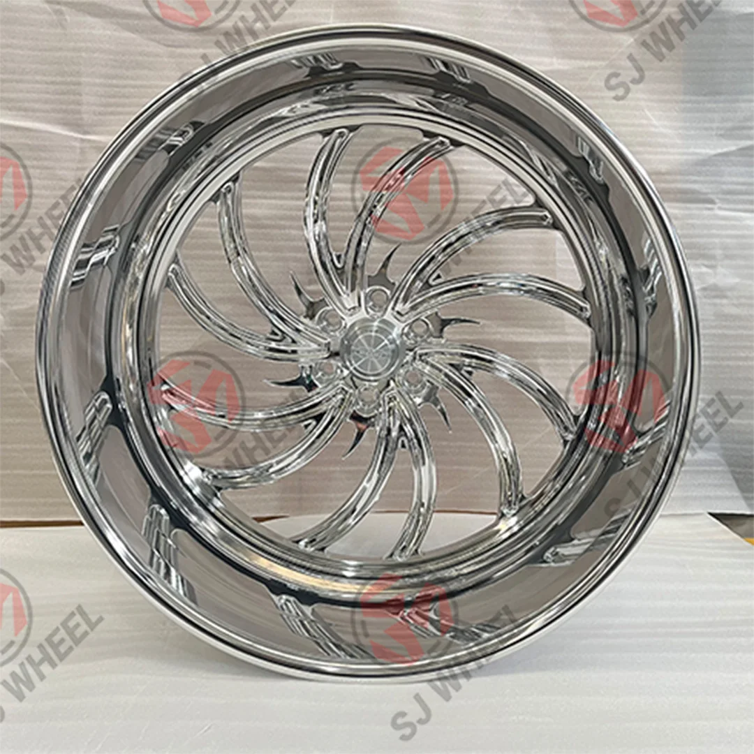 Intro 2-Piece 24 Inch Forged Wheels Deep Dish 20 22 24 26 Inch 6x139.7 Wheels for Truck Rims 24 Inch for   RAM GMC