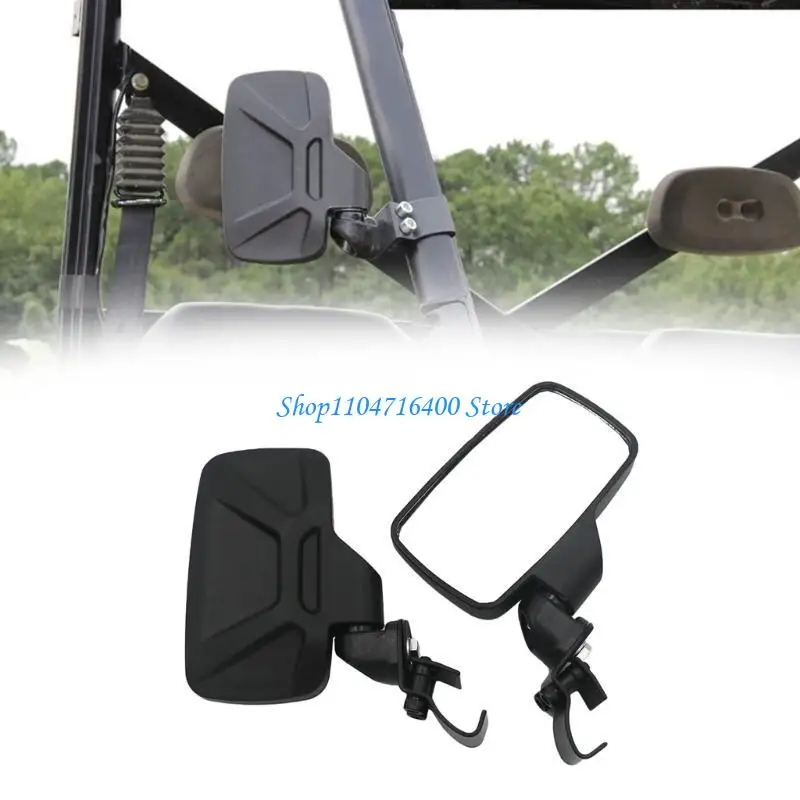 

y1gd Rear ViewMirrors ATV UTV RearviewMirror for Special-shaped Tube SideMirrors